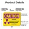 Signmission Radiation & Laser Sign, 7 in H x 10 in W, Plastic, Rectangle OS-2PACK-CR-P-710-L-10201 - alternate 7